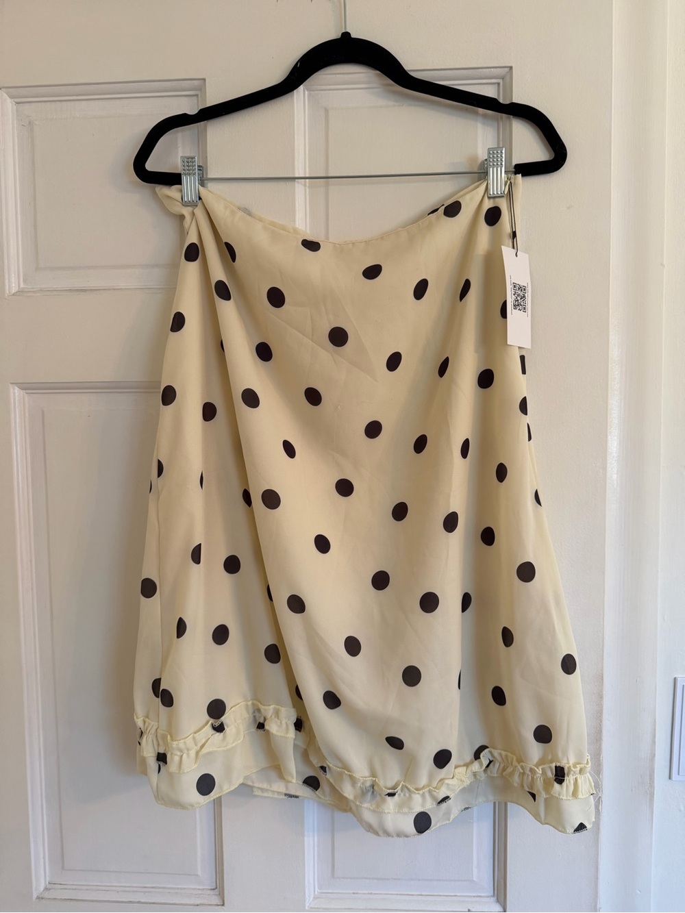 Edyisa Ivory Polka Dot Skirt